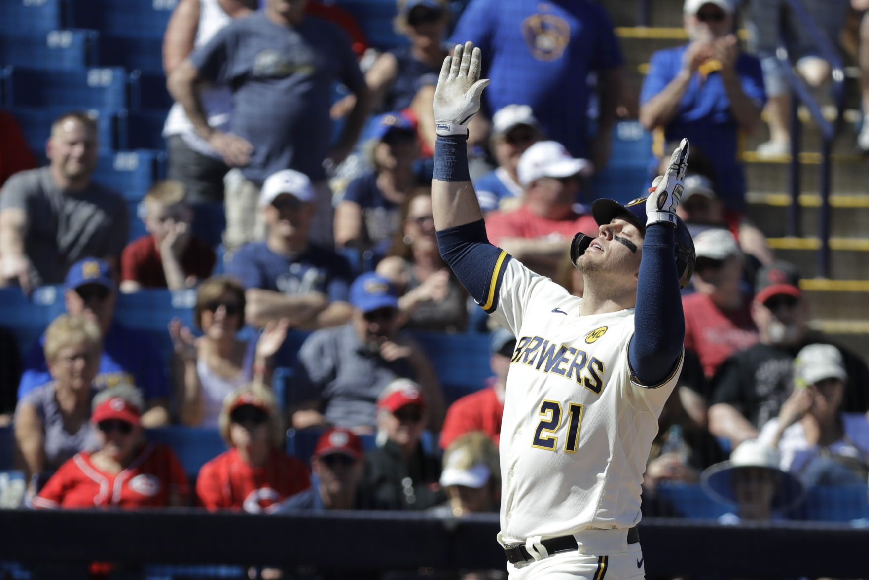 Logan Morrison Brewers Spring Training